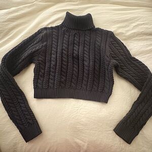 Cozy Cable-Knit Turtleneck Sweater